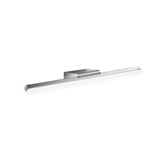 Bold applique per specchio bagno cromo moderno led 14w 3000k perenz
