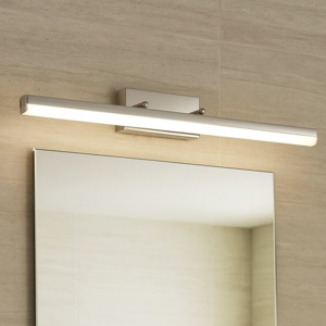 Applique per specchio bagno 63cm cromo led 18w 3000k