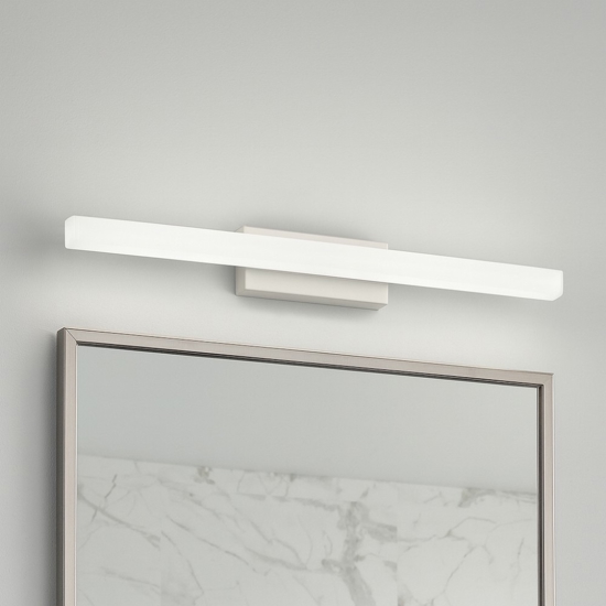 Applique bianca per specchio bagno moderno led 12w