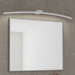 Grande applique per specchio da bagno bianco 4000k
