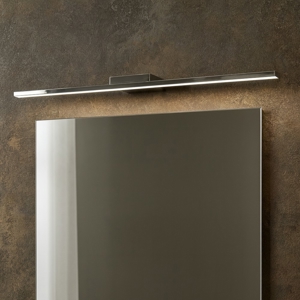 Applique specchio da bagno cromato 50cm 6w 4000k