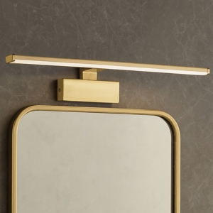 Ideal lux alma ap d51 ottone applique da bagno led 12,5w 3000k