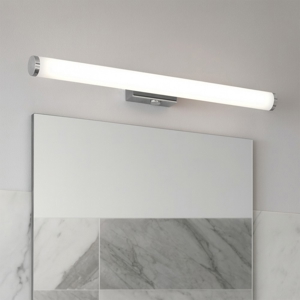 Applique per specchio bagno 80cm led 8w 3000k cromo