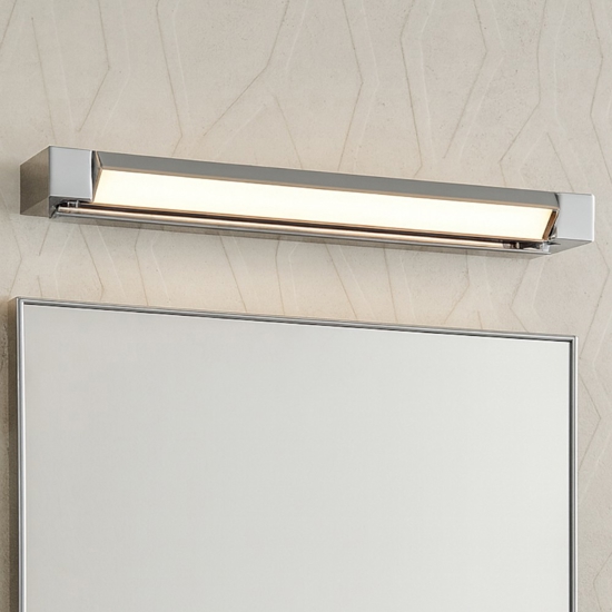 Applique da bagno orientabile led 9w dimmerabile cromo