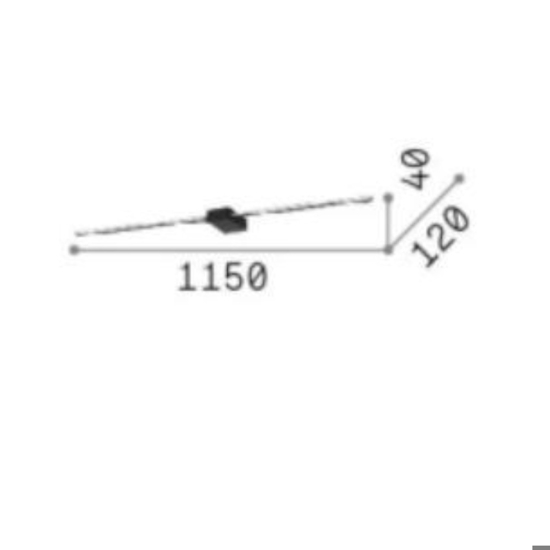 Ideal lux theo ap d115 applique da bagno bianca led 20w Ideal lux theo ap d115 applique da bagno bianca led 20w