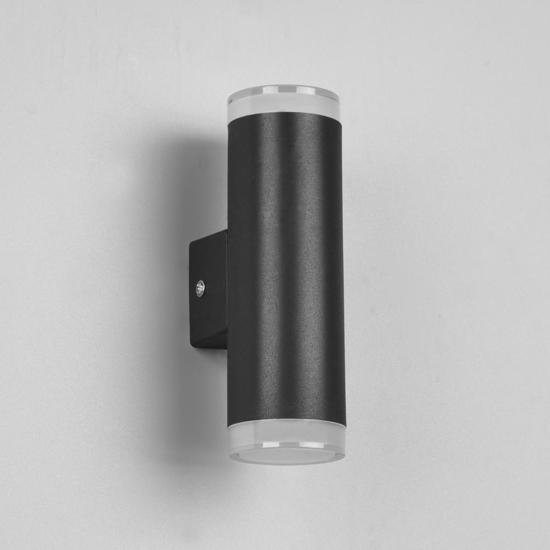 Applique nera per bagno moderno doppio led 3000k Applique nera per bagno moderno doppio led 3000k