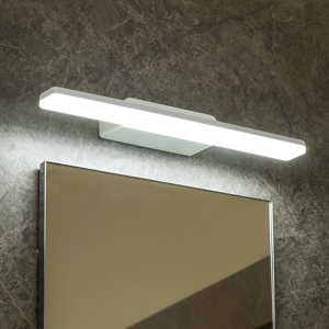 Applique bianca per bagno ideal lux make uo ap d45