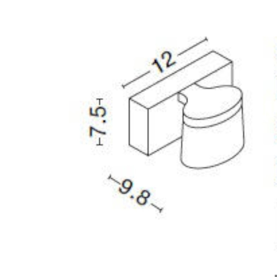 Applique da bagno led 5w 3000k cromo ip44 Applique da bagno led 5w 3000k cromo ip44