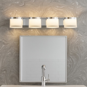 Visualizza i dettagli per Applique per bagni luce sopra specchio cromato led 20w 3000k Applique per bagni luce sopra specchio cromato led 20w 3000k