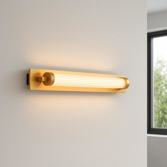 Applique oro da bagno led 16w 3000k ip44 Applique oro da bagno led 16w 3000k ip44