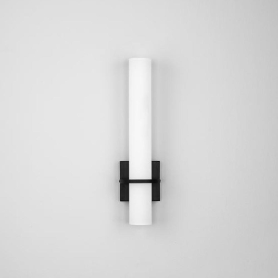 Applique nera da bagno moderno led 15w 4000k