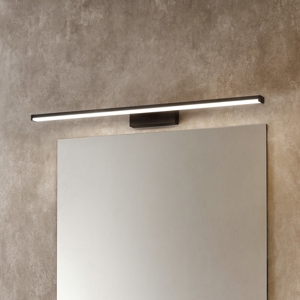 Eglo pandella applique nero per specchio da bagno led 11w 4000k
