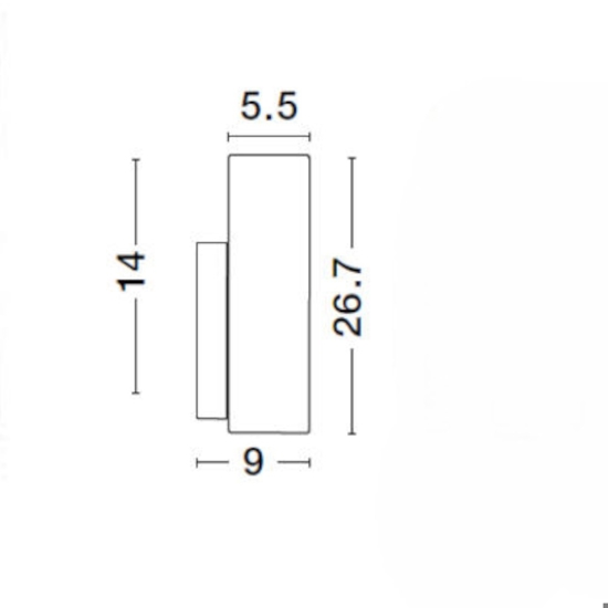 Applique da bagno moderno nera vetro bianco ip44 Applique da bagno moderno nera vetro bianco ip44