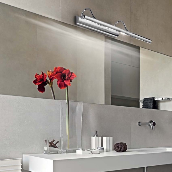 Mirror-10 ap4 applique per specchio da bagno cromo