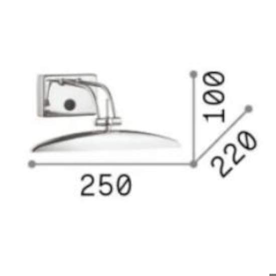 Applique da bagno mirror 20 ap2 ideal lux cromo luce orientabile Applique da bagno mirror 20 ap2 ideal lux cromo luce orientabile