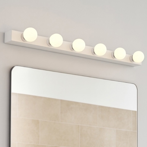 Prive' ap6 ideal lux applique moderna bianca sei luci