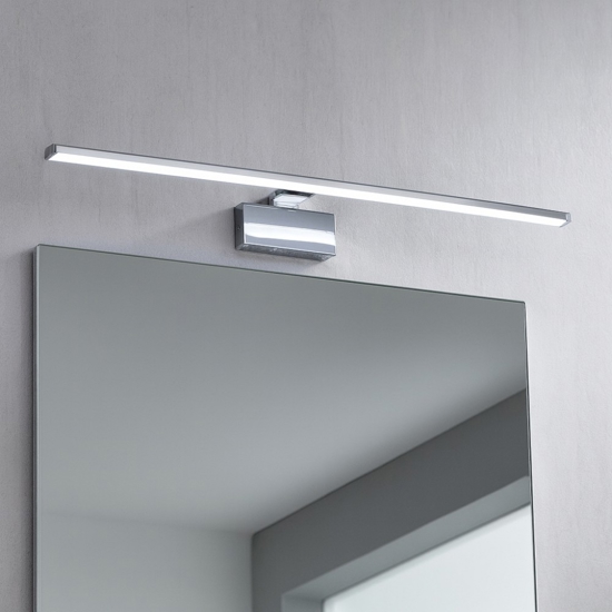 Applique cromo per bagno 18w 3000k ideal lux alma ap d81 Applique cromo per bagno 18w 3000k ideal lux alma ap d81