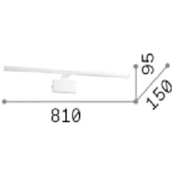 Applique per specchio bagno bianco alma ap d81 ideal lux Applique per specchio bagno bianco alma ap d81 ideal lux