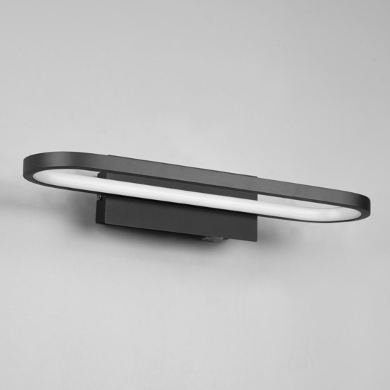 Applique bagno moderno nera led 17w 3000k ip44 Applique bagno moderno nera led 17w 3000k ip44