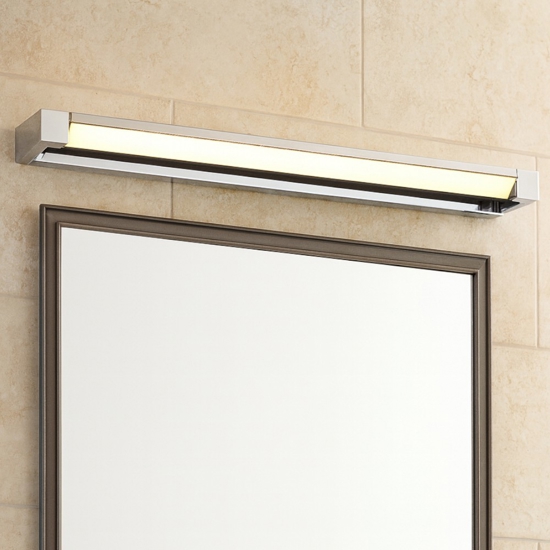 Applique cromo per bagno orientabile led 15w 3000k 4000k dimmerabile