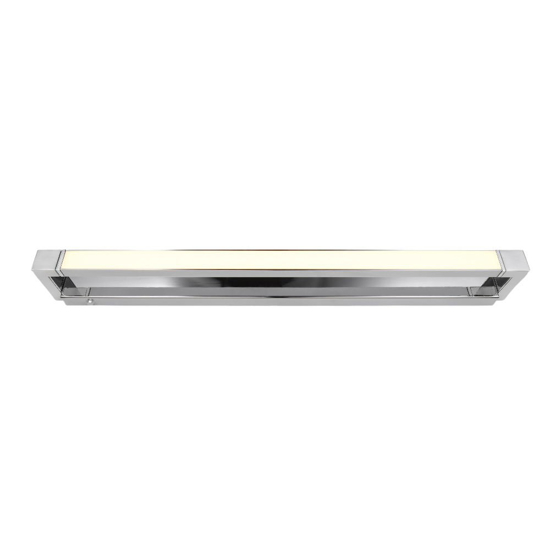 Applique cromo per bagno orientabile led 15w 3000k 4000k dimmerabile