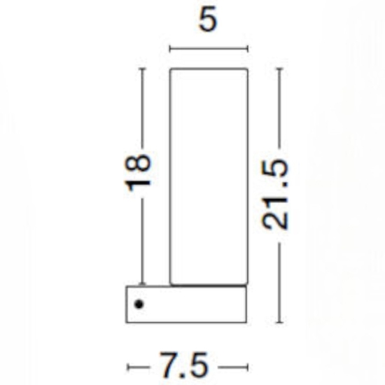 Applique da bagno cilindro cromo vetro bianco moderna ip44 Applique da bagno cilindro cromo vetro bianco moderna ip44