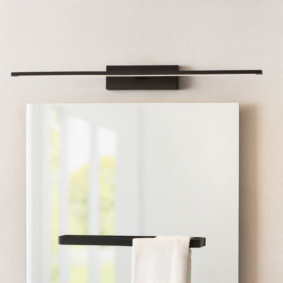 Applique da bagni nera per specchio 20w 3000k Applique da bagni nera per specchio 20w 3000k