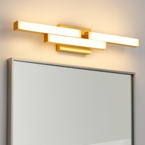 Applique bagno moderno led 14w 4000k design geometrico