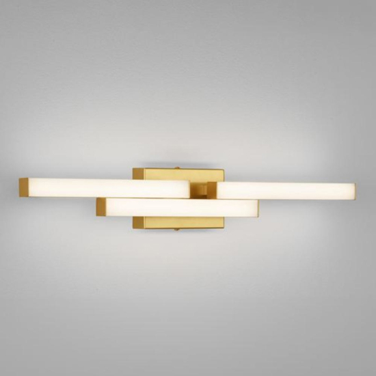 Applique bagno moderno led 14w 4000k design geometrico