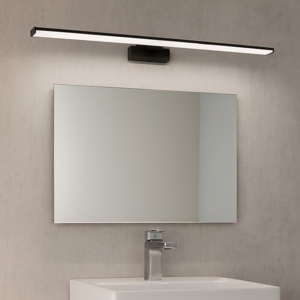 Visualizza i dettagli per Eglo pandella applique da bagni nera per specchio led 14w 4000k Eglo pandella applique da bagni nera per specchio led 14w 4000k
