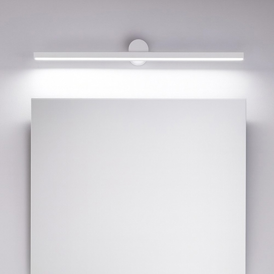 Applique per specchio da bagno bianco moderna led 17w 3000k