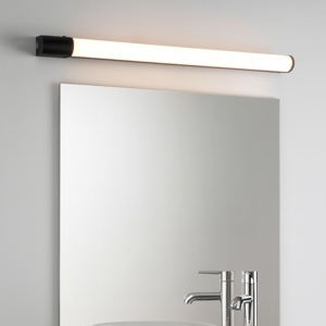 Applique per bagno nera tubo led 16w 3000k