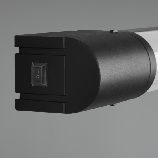 Applique per bagno nera tubo led 16w 3000k Applique per bagno nera tubo led 16w 3000k