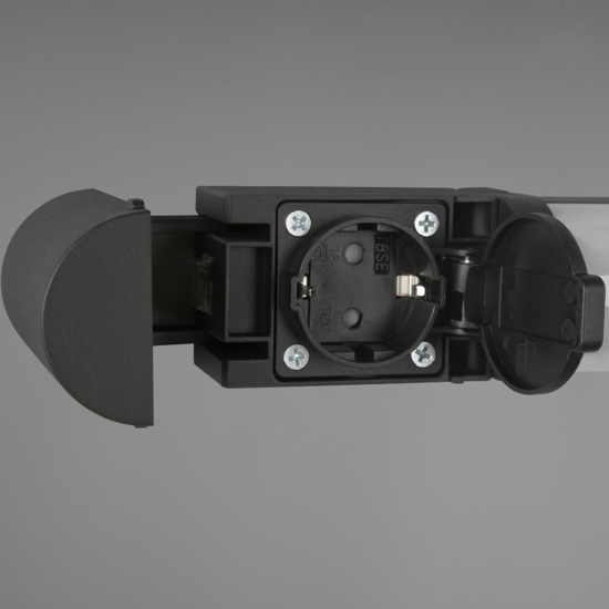 Applique per bagno nera tubo led 16w 3000k Applique per bagno nera tubo led 16w 3000k