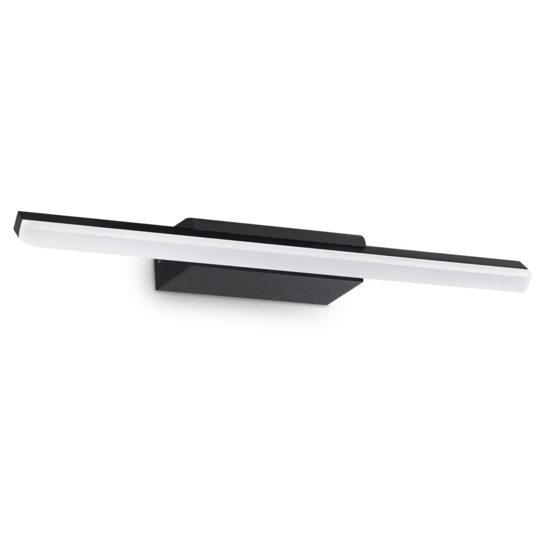 Applique per bagno nera led 10w ideal lux riflesso ap d42 Applique per bagno nera led 10w ideal lux riflesso ap d42
