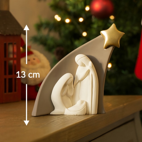 Presepe natale moderno bongelli preziosi h13 tortora natività