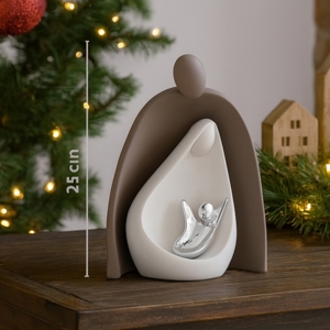 Statuetta presepe stilizzato h25 tortora bongelli preziosi