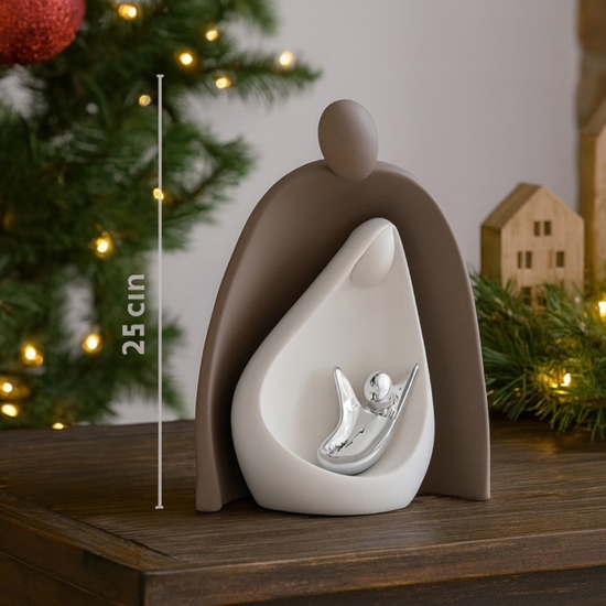 Statuetta presepe stilizzato h25 tortora bongelli preziosi