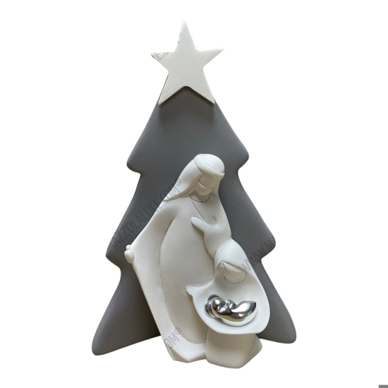 Bongelli preziosi presepe di natale h15 grigio statuina natività