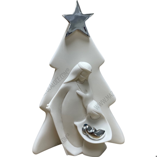 Bongelli preziosi presepe h32 natività di natale bianco moderno