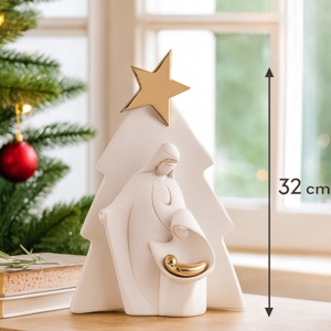 Presepe moderno di natale h32cm oro statuina natività bongelli preziosi