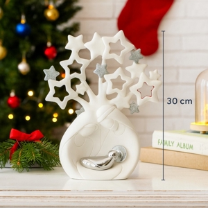 Bongelli preziosi presepe di natale bianco h30 statuina natività