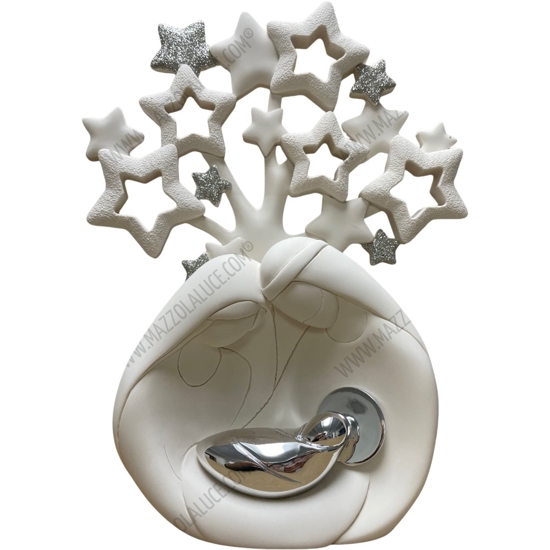Bongelli preziosi presepe di natale bianco h30 statuina natività