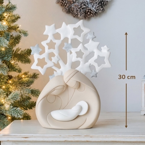 Bongelli preziosi statuina h30 presepe di natale natività nocciola