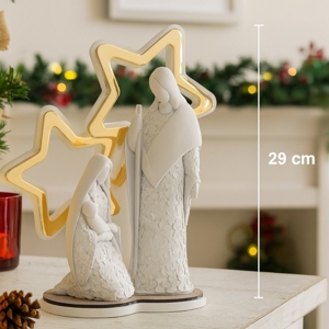 Statuetta presepe di natale h29 natività oro bongelli preziosi