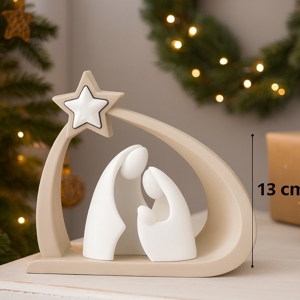 Statuina presepe di natale nativita h13 nocciola bongelli preziosi