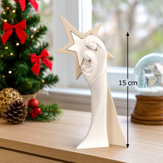 Bongelli preziosi presepe moderno h15 natività nocciola statuina fp
