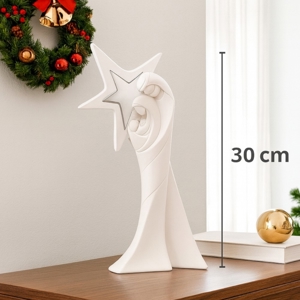 Bongelli preziosi statuetta presepe h30 moderno stella argento fp