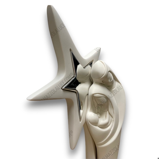 Bongelli preziosi statuetta presepe h30 moderno stella argento fp Bongelli preziosi statuetta presepe h30 moderno stella argento fp