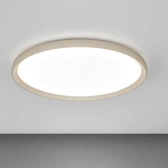 Top light plana sabbia plafoniera moderna led 55w cct biemissione rotonda